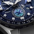 Seiko Seiko Astron GPS Solar SSE167J1  кварцевые мужские часы часы, крупный план синий циферблат