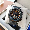 Casio AQ-S810W-8A наручные мужские часы застежка крупным планом