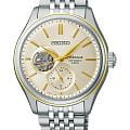 Seiko Seiko Presage Classic Series SPB480 Classic Series SPB480 механические мужские часы  бежевый циферблат, браслет нержавеющая сталь — вид спереди