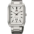 Orient Orient WCAA005W (FWCAA005W)  FWCAA005W  мужские часы  белый циферблат, браслет  — вид спереди