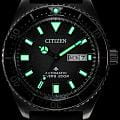 Citizen NY0120-01E наручные мужские часы застежка крупным планом