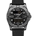 Breitling Breitling Aerospace EVO V79363101B1W1  V79363101B1W1 кварцевые мужские часы  черный циферблат, браслет полиамидная ткань — вид спереди
