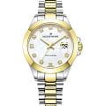 Jacques Philippe Jacques Philippe Infinitum JPQLS737388YG  JPQLS737388YG кварцевые женские часы  белый циферблат, браслет нержавеющая сталь с pvd-покрытием — вид спереди