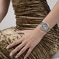 Guess Guess Dress Steel GW0402L1 кварцевые женские часы часы, крупный план серебристый циферблат