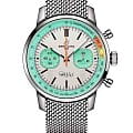 Breitling Breitling Top Time B01 Fausto Coppi AB01768A1A1A1  AB01768A1A1A1 механические мужские часы  белый циферблат, браслет нержавеющая сталь — вид спереди