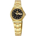 Orient Orient NQ1S002B (FNQ1S002B)  FNQ1S002B механические женские часы  черный циферблат, браслет  — вид спереди