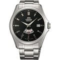 Orient Orient FN02004B (FFN02004B)  FFN02004B механические мужские часы  черный циферблат, браслет  — вид спереди