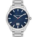U.S. Polo Assn. U.S. Polo Assn. Fundamental USPA1087-05  USPA1087-05 кварцевые мужские часы  синий циферблат, браслет нержавеющая сталь — вид спереди