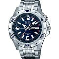 Casio Casio MTD MTD-1082D-2A  MTD-1082D-2A кварцевые мужские часы  синий циферблат, браслет  — вид спереди