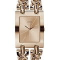 Guess GUESS W1117L3  W1117L3 кварцевые женские часы  золотой циферблат, браслет сталь с ip покрытием — вид спереди