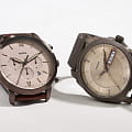 Fossil Fossil Machine FS5936 мужские часы коричневый циферблат на запястье