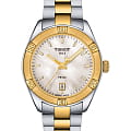 Tissot Tissot PR 100 Sport Chic T101.910.22.111.00 PR 100 Sport Chic T1019102211100 кварцевые женские часы  перламутровый циферблат, браслет сталь c pvd покрытием — вид спереди
