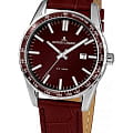 Jacques Lemans Jacques Lemans 1-2022E  1-2022E кварцевые мужские часы  коричневый циферблат, браслет кожаный — вид спереди