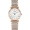 Longines Longines La Grande Classique L4.209.1.97.7  L42091977 кварцевые женские часы  перламутровый циферблат, браслет сталь c pvd покрытием — вид спереди