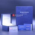 Romanson Romanson RM6A10LLW(BU)  наручные женские часы фото под углом.