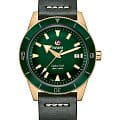 Rado Rado Captain Cook Automatic Bronze R32504315 Automatic R32504315 механические мужские часы  зеленый циферблат, браслет кожаный — вид спереди