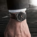 Mido Mido Baroncelli Chronometer Silicon Gent M027.408.16.061.00 мужские часы антрацитовый циферблат на запястье