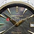 Certina Certina DS Action Lady Diamonds C032.051.22.126.01  швейцарские женские часы на браслете нержавеющая сталь с pvd-покрытием боковой вид
