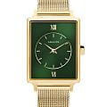 Amalys Amalys Hepburn AMW-036  AMW-036 кварцевые женские часы  зеленый циферблат, браслет нержавеющая сталь с pvd-покрытием — вид спереди