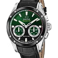Jaguar Jaguar Connected J958/2  J958/2 кварцевые мужские часы  зеленый циферблат, браслет кожаный — вид спереди