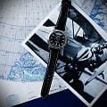 Aviator V.3.20.0.142.4 наручные мужские часы застежка крупным планом