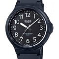 Casio Casio Collection MW-240-1BVDF (MW-240-1B)  MW-240-1B кварцевые мужские часы  черный циферблат, браслет пластик — вид спереди