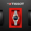Tissot T9300074104600 наручные женские часы застежка крупным планом