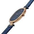 Obaku Obaku Diamond V277LXVLML кварцевые женские часы часы, крупный план синий циферблат