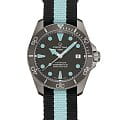 Certina Certina DS Action Diver C032.807.48.081.00 DS Action C0328074808100 механические мужские часы  черный циферблат, браслет нейлон — вид спереди