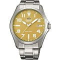 Orient Orient ER2D006N (FER2D006N)  FER2D006N механические мужские часы  бежевый циферблат, браслет  — вид спереди