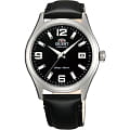 Orient Orient ER1X003B (FER1X003B)  FER1X003B механические мужские часы  черный циферблат, браслет кожа + текстиль — вид спереди