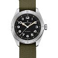 Hamilton Hamilton Khaki Field Expedition Auto H70315931  H70315931 механические мужские часы  черный циферблат, браслет тканевый — вид спереди