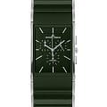 Jacques Lemans Jacques Lemans High Tech Ceramic 1-1941G  1-1941G кварцевые мужские часы  зеленый циферблат, браслет сталь + керамические вставки — вид спереди