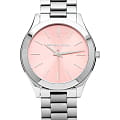 Michael Kors Michael Kors Runway MK3380  MK3380 кварцевые женские часы  розовый циферблат, браслет нержавеющая сталь — вид спереди