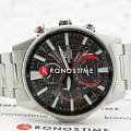 Casio Casio Edifice EQB-1200D-1A кварцевые мужские часы часы, крупный план черный циферблат