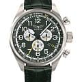 Aviator Aviator Airacobra V.2.25.7.171.4  V.2.25.7.171.4 кварцевые мужские часы  зеленый циферблат, браслет кожаный — вид спереди