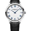 Raymond Weil Raymond Weil Toccata 5585-STC-00353  5585-STC-00353 кварцевые мужские часы  белый циферблат, браслет кожаный — вид спереди