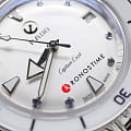 Rado Rado Captain Cook x Julia Peresild R32500718 кварцевые женские часы часы, крупный план белый циферблат