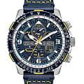 Citizen Citizen Promaster JY8078-01L  JY8078-01L кварцевые мужские часы  синий циферблат, браслет кожаный — вид спереди
