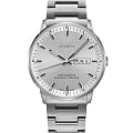 Mido Mido Commander Chronometer M021.431.11.031.00  M0214311103100 механические мужские часы  серебристый циферблат, браслет нержавеющая сталь — вид спереди