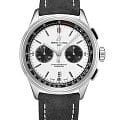 Breitling Breitling Premier B01 Chronograph 42 AB0118221G1X1  AB0118221G1X1 механические мужские часы  белый циферблат, браслет кожаный — вид спереди