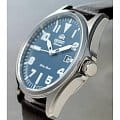 Orient Orient ER2D009D (FER2D009D) classic automatic японские мужские часы на браслете кожа + текстиль боковой вид