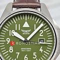 Aviator Aviator Airacobra V.1.38.0.319.4 airacobra швейцарские мужские часы на браслете кожаный боковой вид