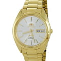 Orient Orient AB00004W (FAB00004W)  FAB00004W механические мужские часы  серебристый циферблат, браслет  — вид спереди