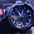 Casio Casio Collection AEQ-110W-2A2  японские мужские часы на браслете пластик боковой вид