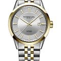 Raymond Weil Raymond Weil Freelancer 2731-STP-65001  2731-STP-65001 механические мужские часы  серебристый циферблат, браслет нержавеющая сталь с pvd-покрытием — вид спереди