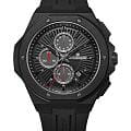 Jacques Philippe Jacques Philippe Militia JPQGC514411  JPQGC514411 кварцевые мужские часы  черный циферблат, браслет силикон — вид спереди