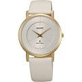 Orient Orient UA07004W (FUA07004W)  FUA07004W  женские часы  серый циферблат, браслет кожа + текстиль — вид спереди