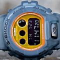 Casio Casio G-Shock DW-6900LS-1 мужские часы оранжевый циферблат на запястье