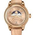 Aviator Aviator Douglas MoonFlight V.1.33.2.260.4  V.1.33.2.260.4 кварцевые женские часы  бежевый циферблат, браслет кожаный — вид спереди